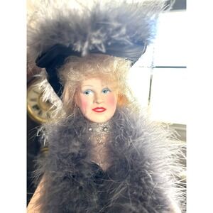 Vintage Effanbee Mae West Doll 16" Collectible w Stand Original Tag EUC